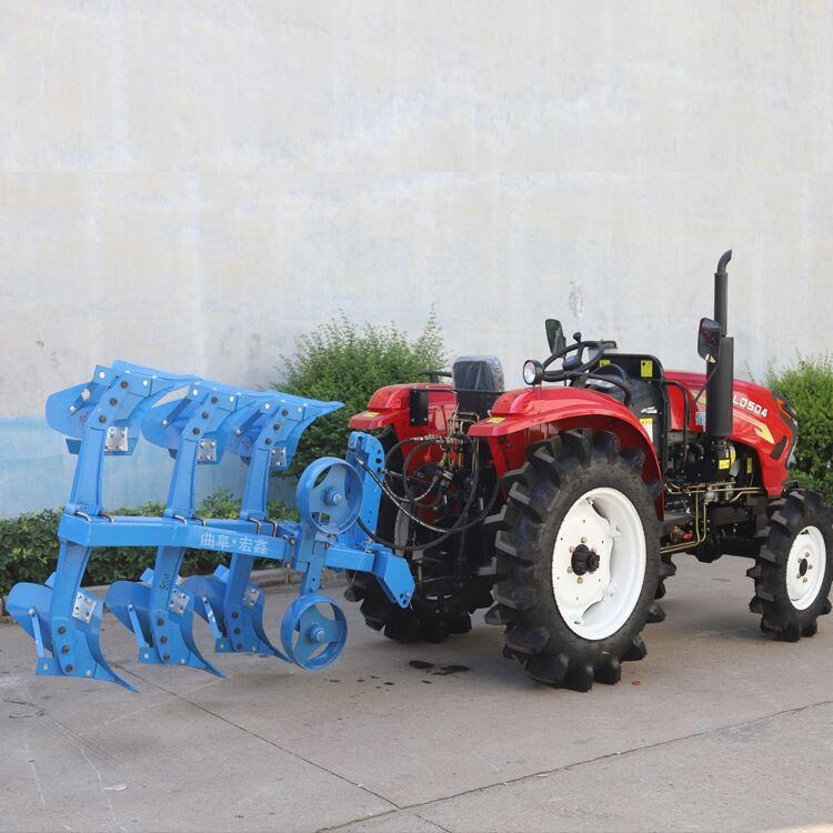 农用小型四轮旋耕机 80马力耕地中型拖拉机 504四缸农用犁地旋耕机