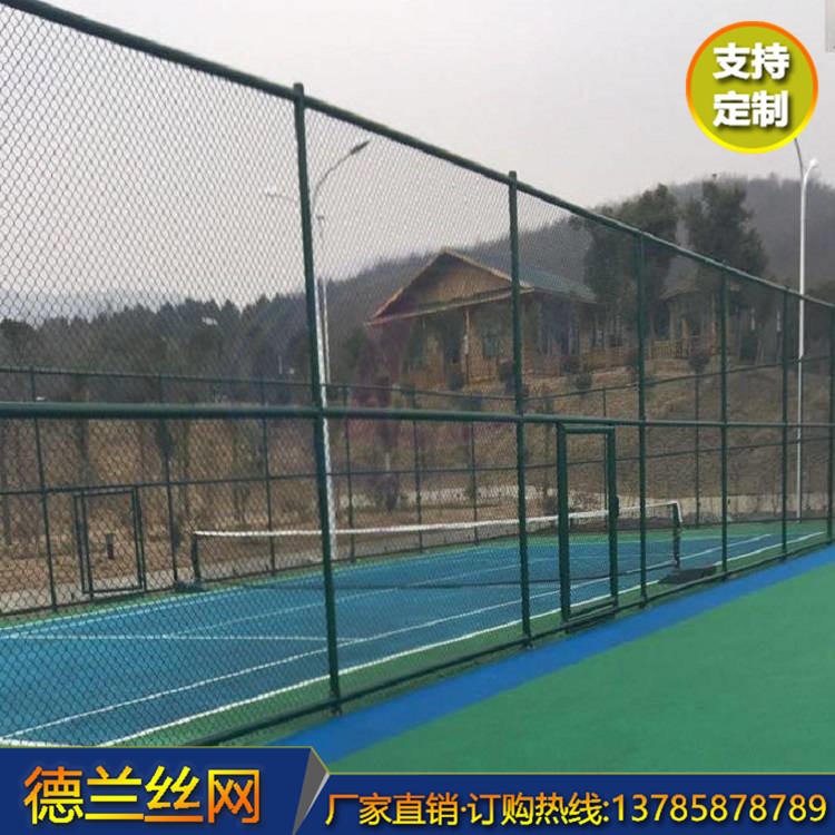 德兰厂家现货售卖  球场围网 球场护栏网 pvc包塑围栏网