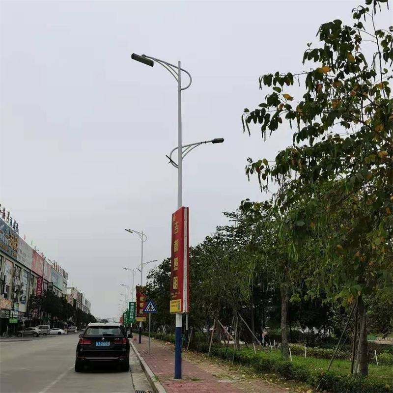 鑫永虹12米城市道路高杆路灯 LED大功率双臂道路灯