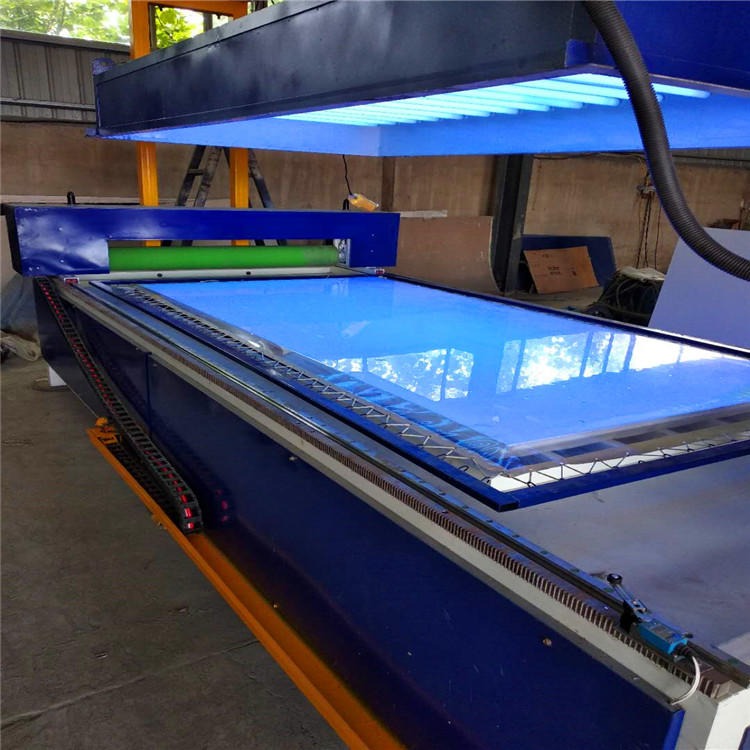 密度板淋涂全自动光固机 瞬间固化的大板UV光固机厂家图片