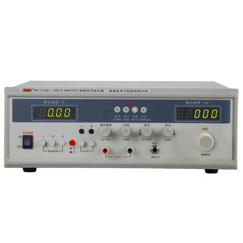 美瑞克音频扫频仪 音响极性测试仪 RK1212BL音频信号发生器
