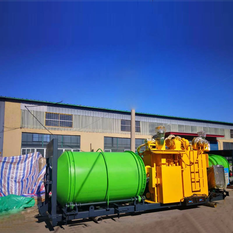 环保沥青搅拌机车载混凝土沥青搅拌机 沥青拌合设备  济宁生产达沃DW-P11厂家