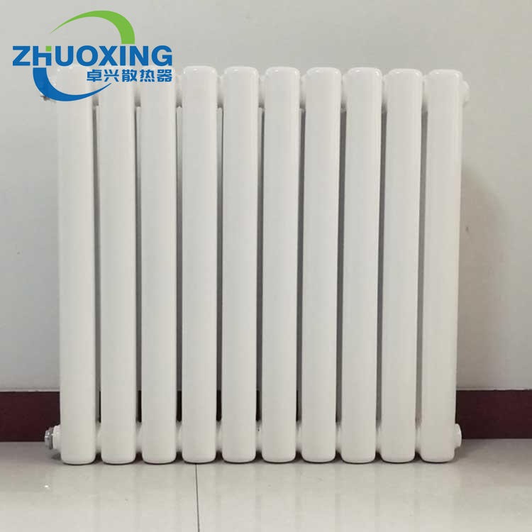 钢二柱暖气片UR4003-500 钢二柱暖气片安装图片