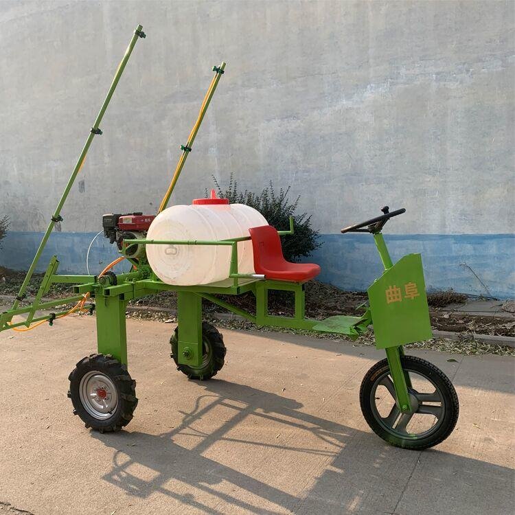 三轮柴油可乘坐打药机 自走式果园植保打药机 坐骑式三轮打药机