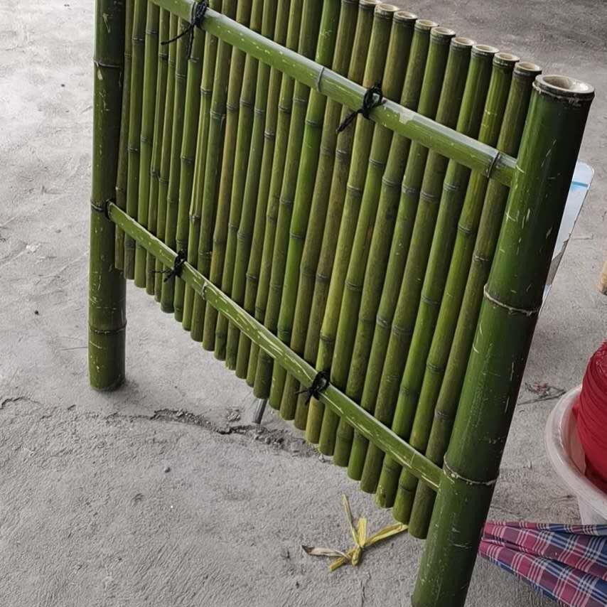 杭州防腐竹篱笆栅栏  日式竹子围栏  户外装饰护栏  价格优惠