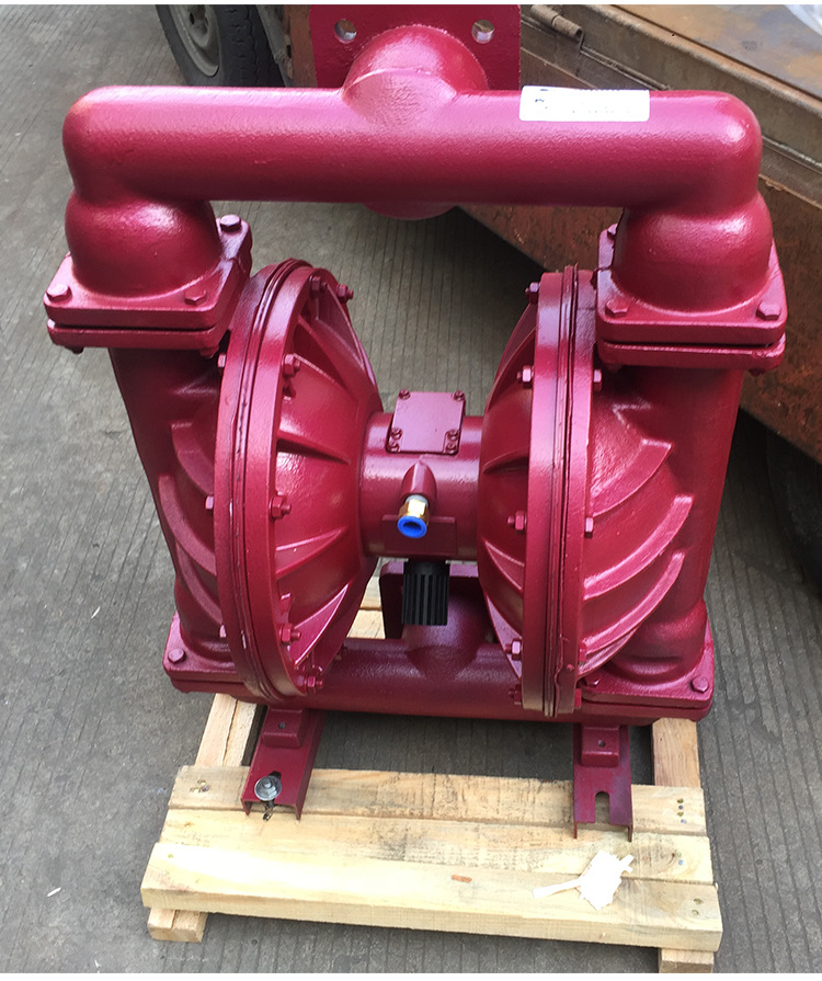 气动隔膜泵QBK-80Z 铸铁气动隔膜泵 自吸耐磨水泵耐腐蚀化工泵示例图4