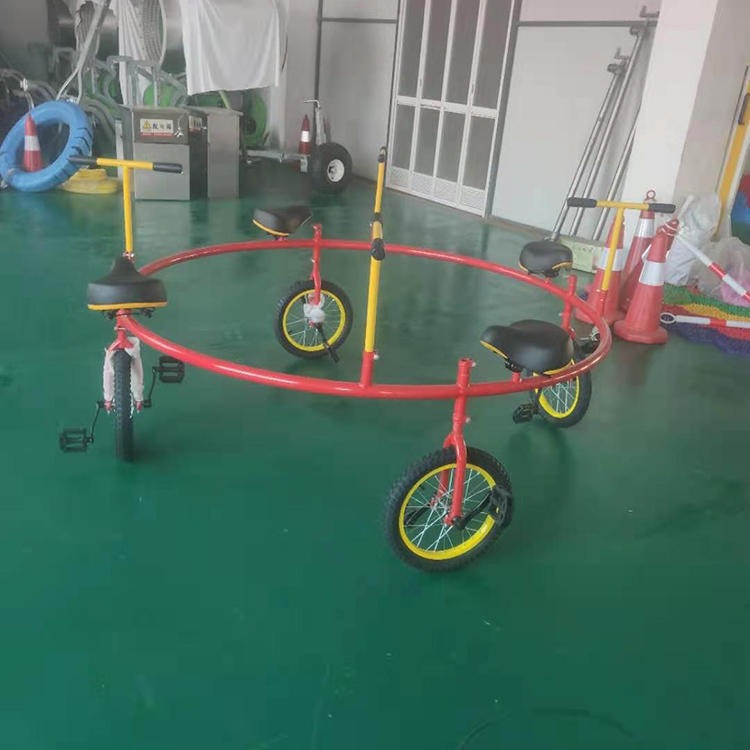 智创 ZC-1 四人旋转车 四人团队旋转脚踏车儿童协力脚踏车旋转车游戏车图片