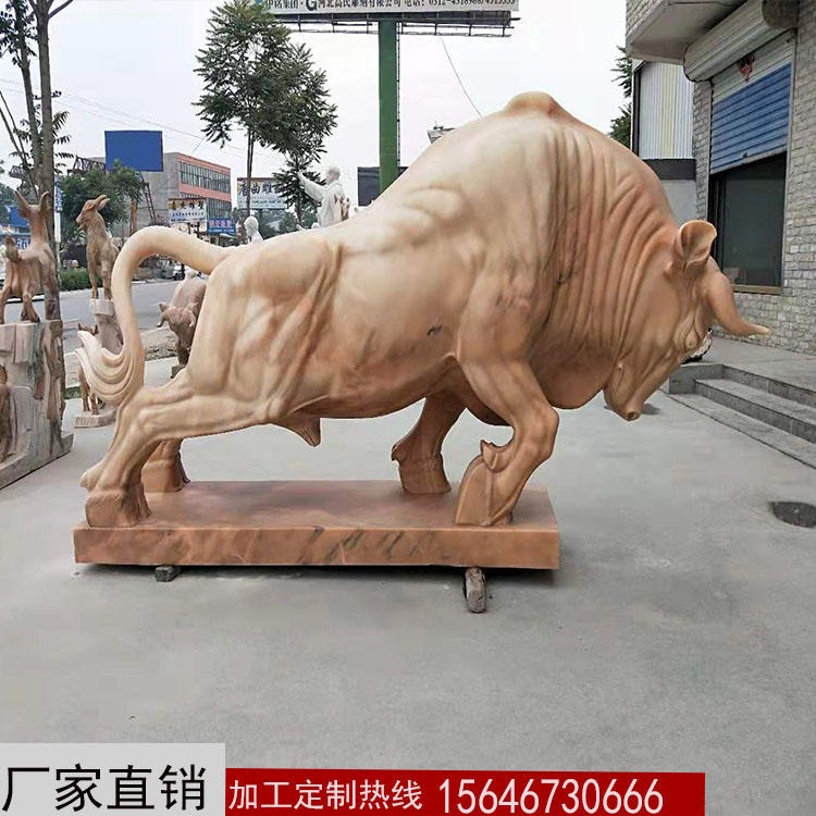 厂家直销石雕动物犀牛石头雕刻犀牛群动物园园林雕塑落地摆件
