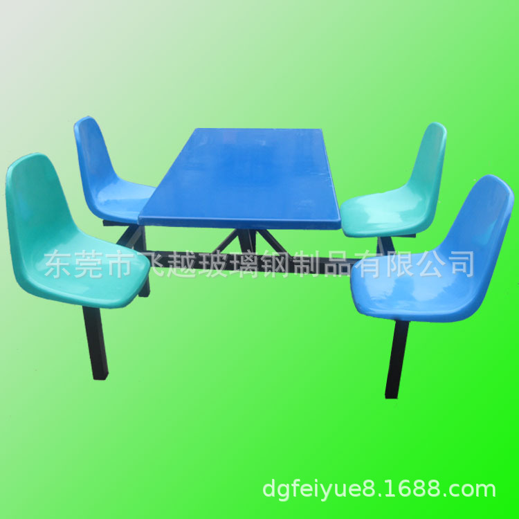 餐厅餐桌椅学生员工食堂餐桌椅组合6人长条凳示例图19