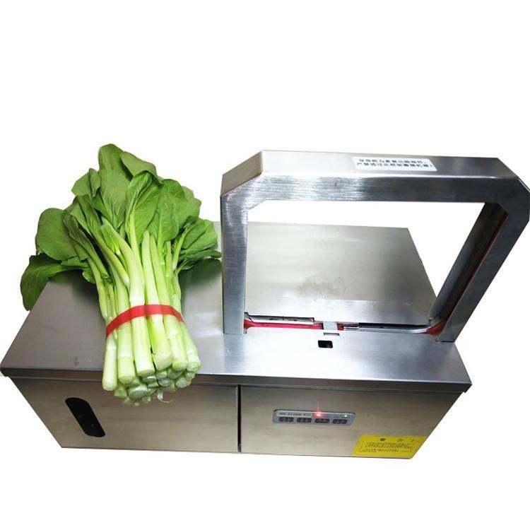 微型桌面打包机 全自动OPP小型扎带机 蔬菜捆扎机厂家
