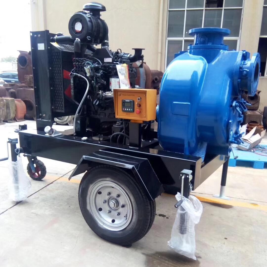 上海中球泵业SP-10型移动式柴油机自吸排污泵 车载自吸泵