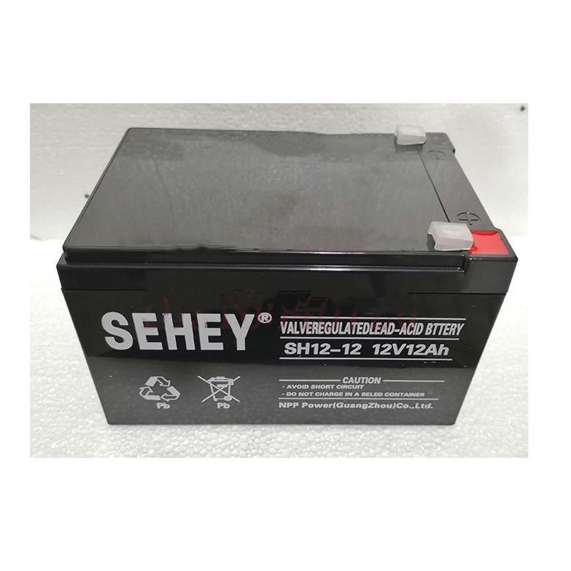 西力蓄电池SH12-12 12V12AH免维护蓄电池 UPS电源专用 参数及价格