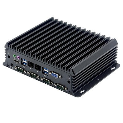 1u工控机    双网口支持RS485 串口工业计算机  DP高清接口电脑主机