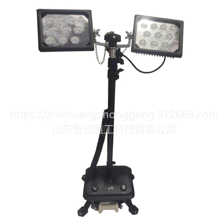 智创 ZC-1充电型升降式照明装置 便携式移动照明灯具 充电式升降照明装置图片