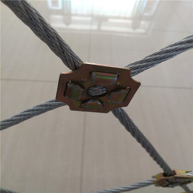 成帅gps2型钢丝绳防护网落石边坡防护网菱形钢丝绳网边坡安全防护网
