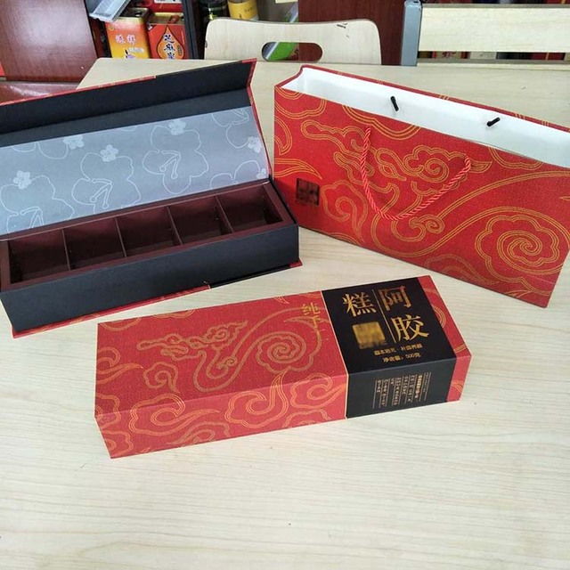 通用阿胶糕包装盒优质木质礼品手工盒信义厂家直供