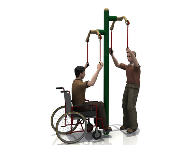 通奥TA-006专业研发各种运动健身器材室内外残疾人健身路径上肢牵引