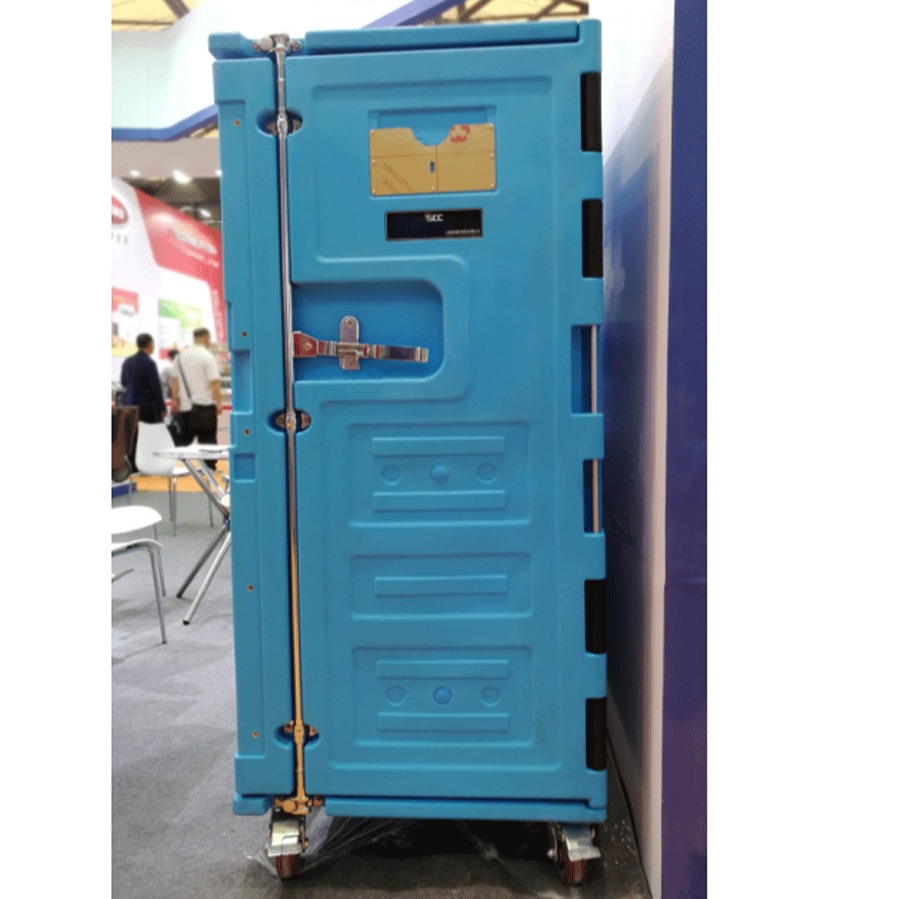 大型冷藏柜 生鲜商超食品保温箱 900L连锁商超大型食品保温冷藏柜厂家 SCC滚塑食品保温箱SB1-D900价格图片