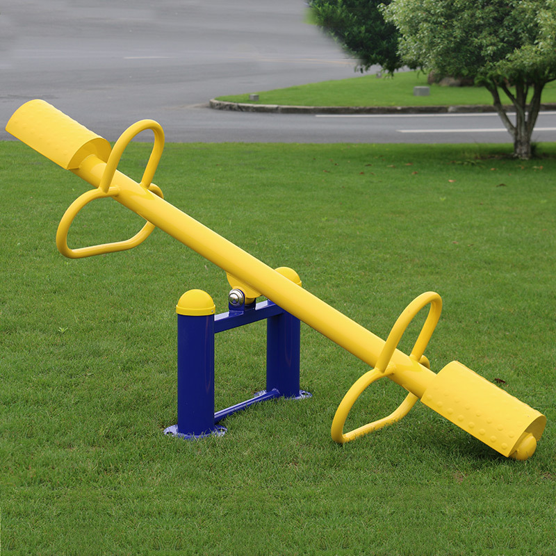 通奥户外运动路径广场小区公园跷跷板室外健身器材儿童双人翘翘板示例图4
