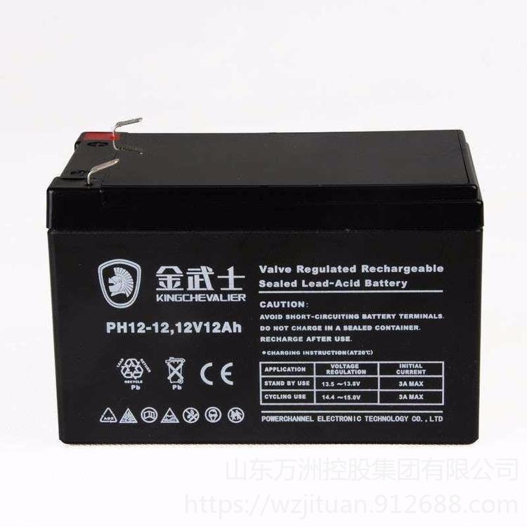 金武士蓄电池PH12-12 免维护蓄电池12V12AH 机房UPS直流屏专用蓄电池 现货供应