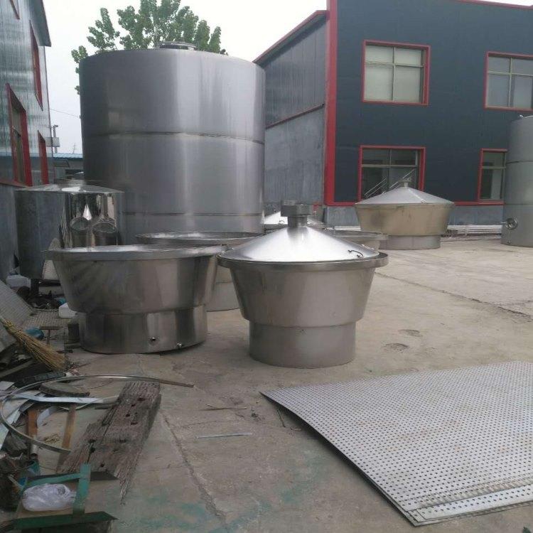 新疆双层吊锅式酿酒设备 圣嘉厂家定做大中小型酿酒设备报价