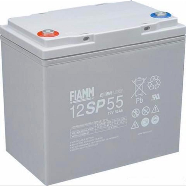 FIAMM非凡蓄电池12SP55 12V55AH 现货报价 机房电池 全国包邮