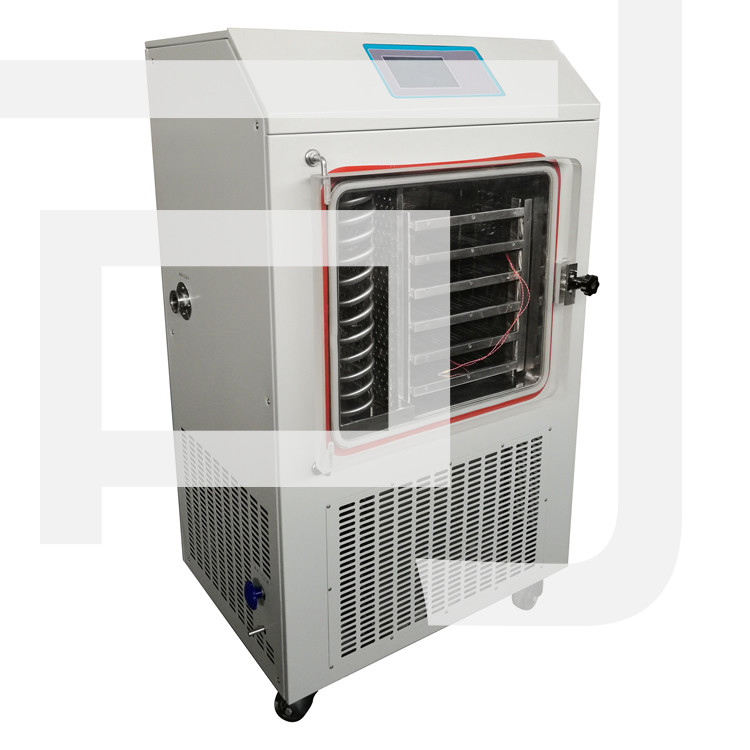 LGJ-50FD电加热冷冻干燥机 0.6平方真空冷冻干燥机 益生菌冻干粉冻干机价格示例图2