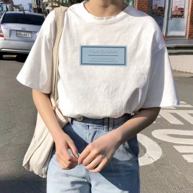 t恤女短袖夏季热卖韩版短袖时尚T恤库存T恤短袖夏季女装货源批发图片