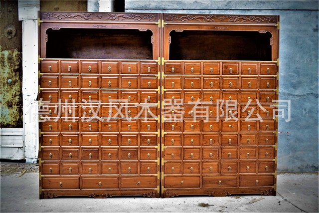 木器供应 中药柜 老榆木古典中药柜 仿古中药柜 专业生产