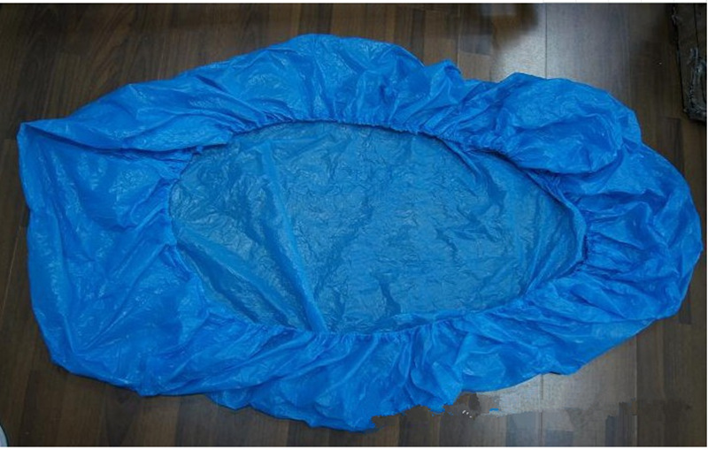 一次性床罩  无纺布床罩 医用床罩 松紧床罩 蓝色无纺布床罩示例图8