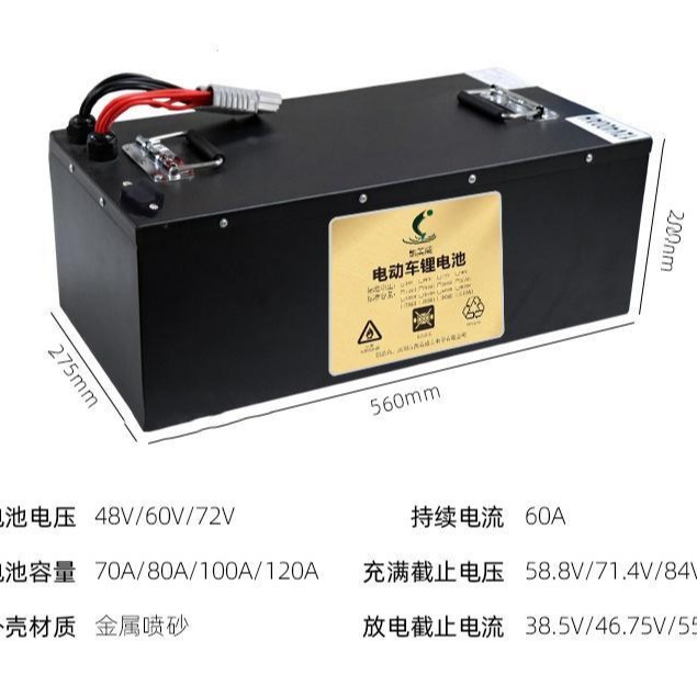 石家庄电动车锂电池60V30AH NPP外卖车 电轿车锂电池图片