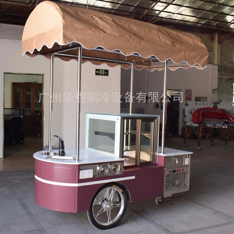 冰友蛋糕车冰淇淋车商用流动蛋糕冷藏车定做移动花车甜品车