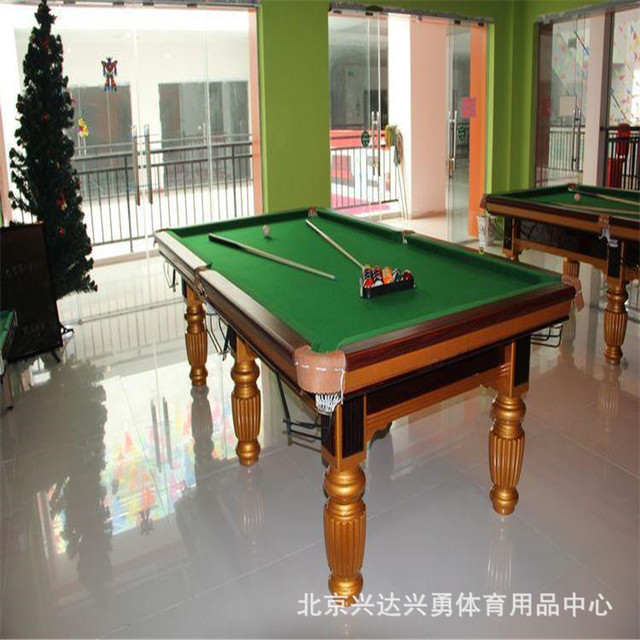 标准型台球桌成人桌球台美式黑8台球中式台球厅家用训练台球桌