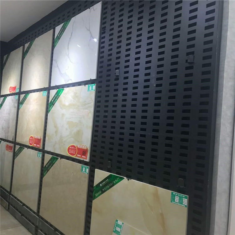 衡阳 瓷砖展示架   地板砖样品挂板尺寸  迅鹰陶瓷展板展架厂家