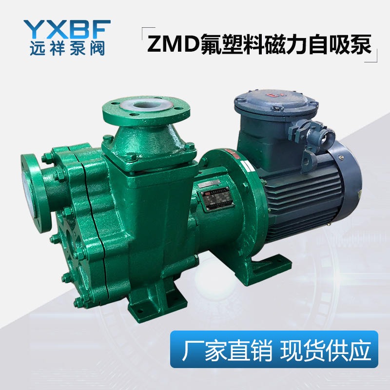 氟塑料自吸磁力泵 ZMD防腐蚀耐酸碱化工泵 衬四氟F46水泵厂家