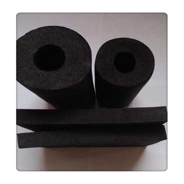 厂家直销橡塑保温管 冷气管道专用橡塑海绵管 铝箔贴面橡塑管