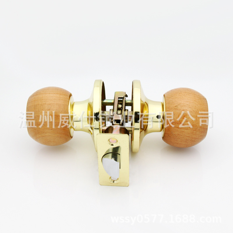 厂家直销 607木球 三杆球形锁 房门 浴室锁  优质厂家 五金锁具示例图8