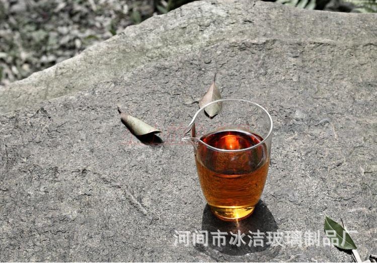 杜兰草堂玻璃公杯 公道杯茶海 耐热匀杯 手工防烫 优质断水分茶器示例图2