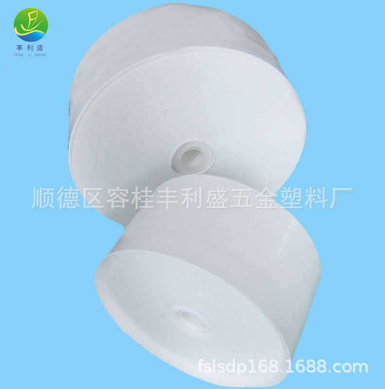 环保白色 厚度:0.5-3.0MM  PE发泡垫片卷材  PE垫片 塑料瓶盖垫片示例图1