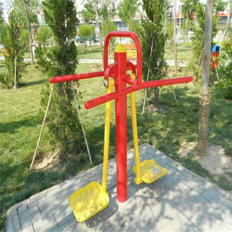 淄博公园广场体育运动塑木器材 体育运动走步机 奥博百种款式