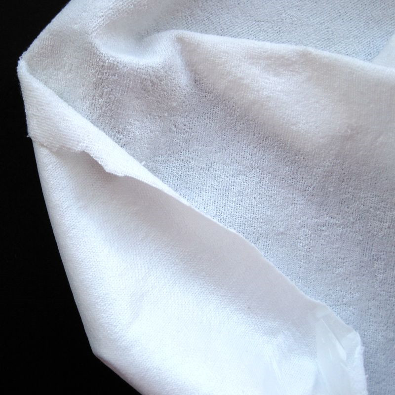 2.1米实用床罩防水复合布_口水肩用毛巾布复合tpu膜_隔尿垫防水布示例图2