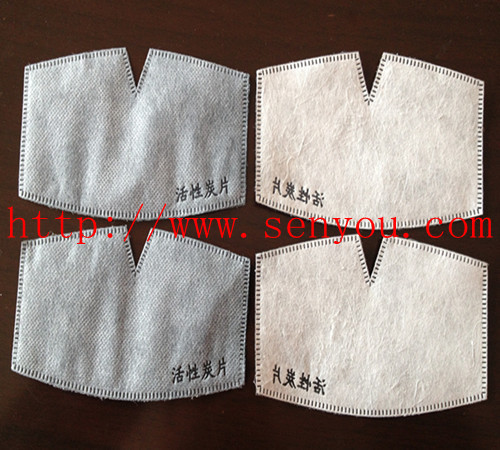 大量供应 复合活性炭纤维棉口罩片1-1.5mm厚 活性炭口罩滤片示例图5