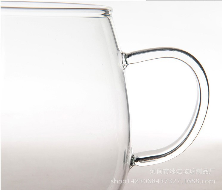 高硼硅耐热大龙胆分茶器 玻璃公道杯 500ml容量 加厚品质功夫茶具示例图7