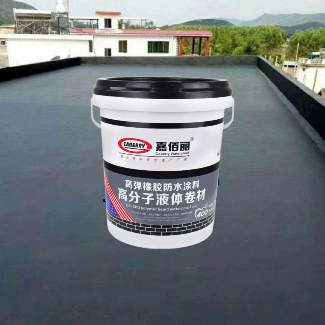 嘉佰丽 高弹橡胶 防水涂料 液体卷材 屋顶楼面 补漏器材 质量保证 量大价优