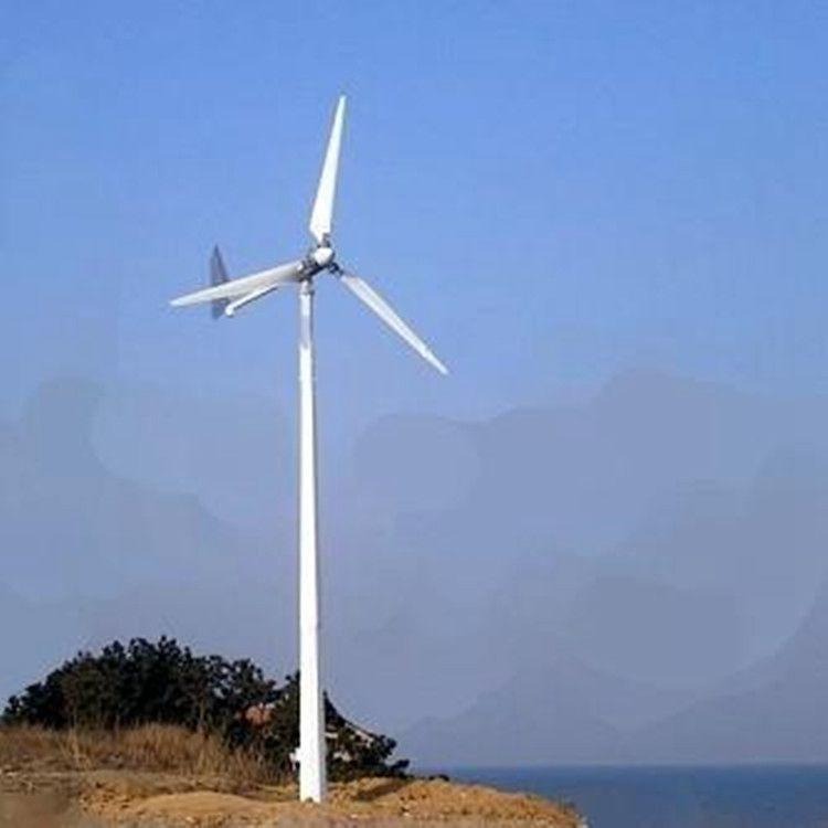 张家口草原安装5000瓦风力发电机直驱式离网风力发电系统晟长