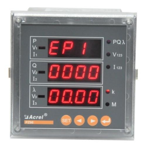 采用交流采样技术 用于本地显示 PZ96-E3 三相三线电能表
