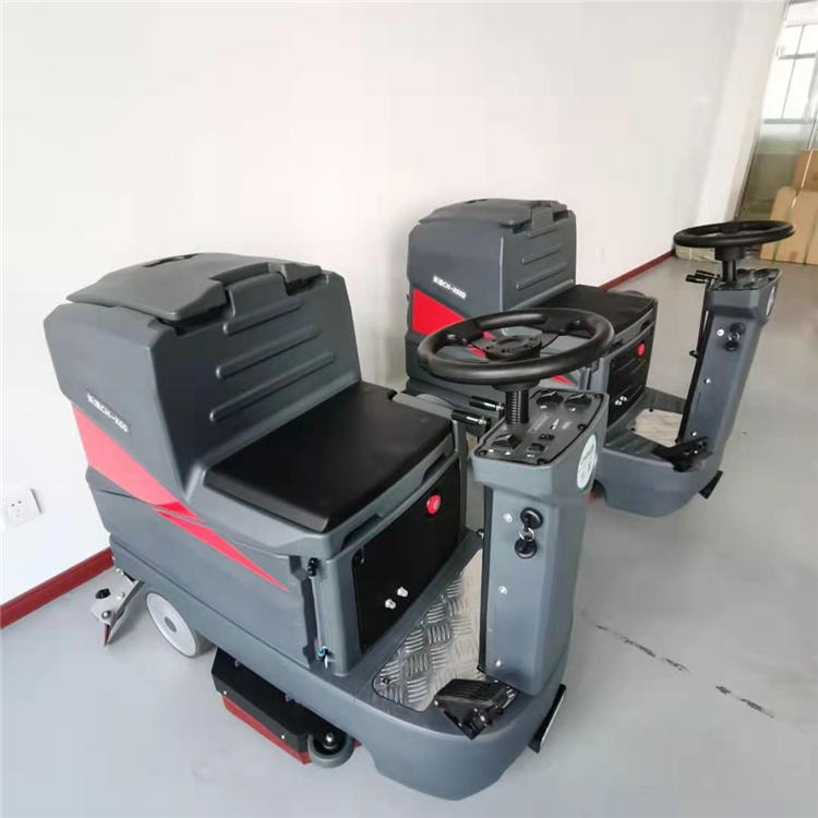 家政保洁专用洗地机 多功能驾驶式洗地车 X60单双刷配置-锂电池图片