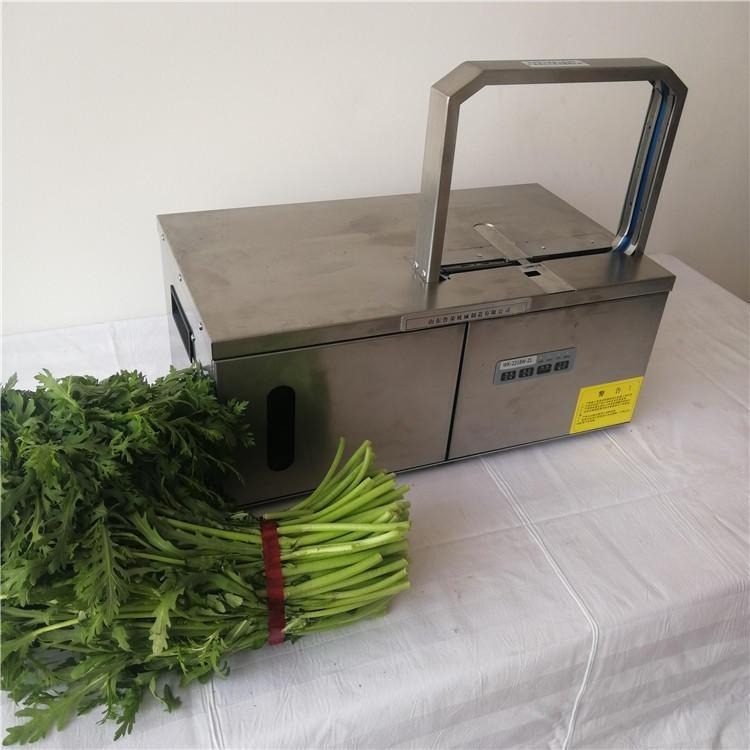 多功能蔬菜捆扎机  电子感应扎捆机 全自动微型束带机 舜工出售