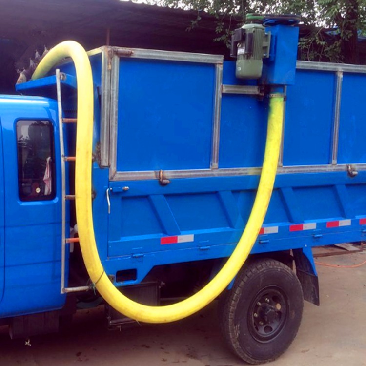移动抽沙机 电动软管抽送机 可移动吸粮机 车载抽沙机现货