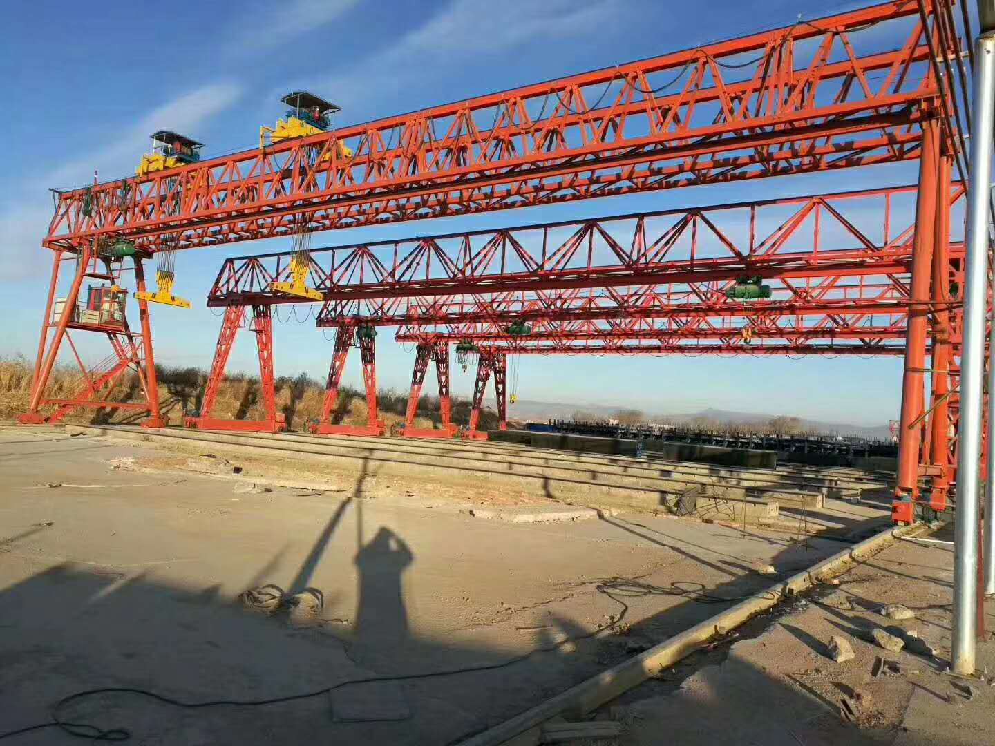 32吨起重行吊 航车制造商 32t航吊 轨道行车